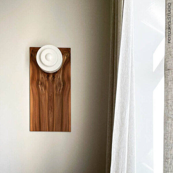 Embassy Interiors :: Mémoire Glas-Messing-Wand-/Deckenleuchte, Durchmesser 30 cm