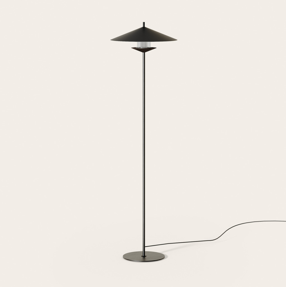 Aromas :: Lampa podłogowa Gehit wys. 140 cm czarna