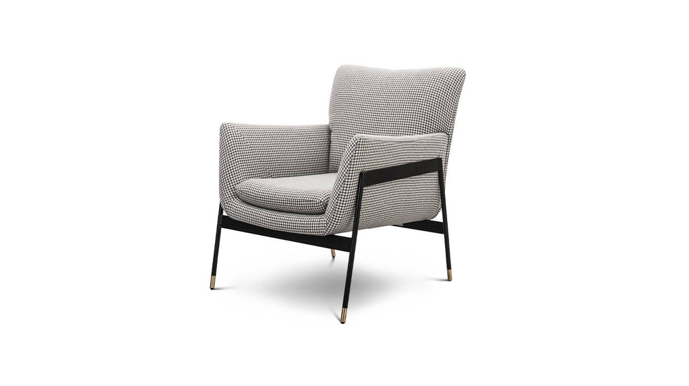 Nordic Line :: Leah upholstered armchair, gray, width 69 cm