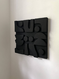 Zuzia Mikołajczuk (Zuz van Miko) :: Płaskorzeźba "Bryła IV" 57,5 x 57,5 cm