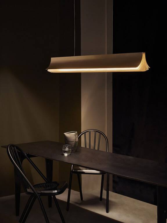 DCW:: Respiro gold pendant lamp, width 90 cm