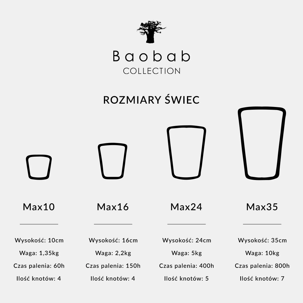 Baobab :: Candle Black Zanzibar Spices cinnamon / curcuma