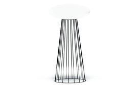 Micante :: Tischlampe aus Plastik Ufo Höhe 150 weiß   3000K