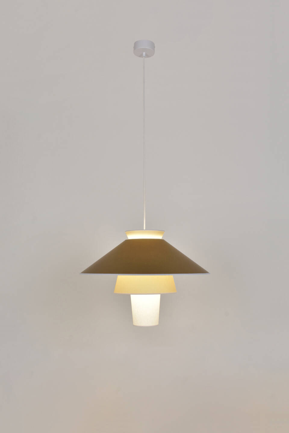 Marktset :: Hängelampe Ruche, Durchmesser 58 cm, braun, Größe L