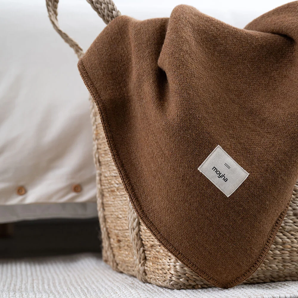 Moyha :: Pled z wełny orzechowy 180x240 cm