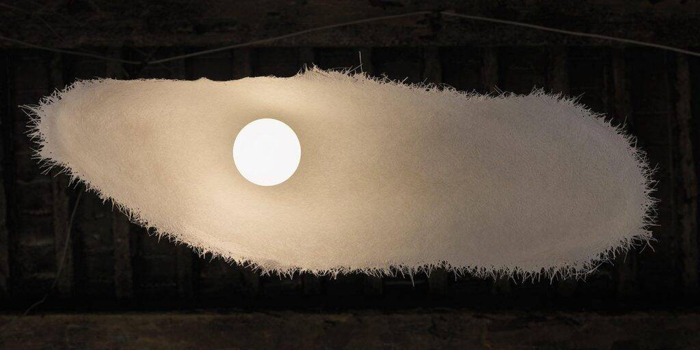 Karman :: Moby Dick Hängeleuchte, Breite 150 cm, weiß