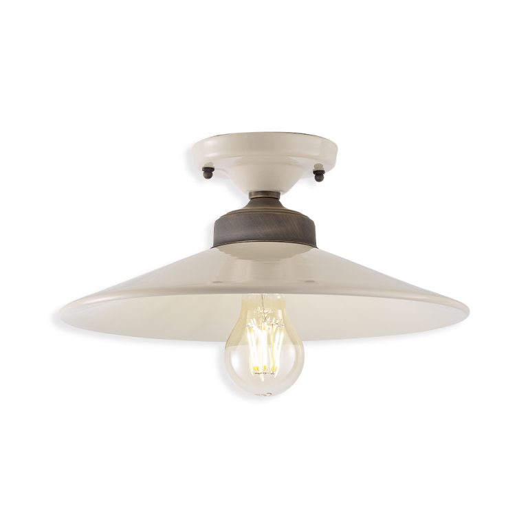 Ferroluce :: Colors ceiling lamp, cream, diameter 30 cm