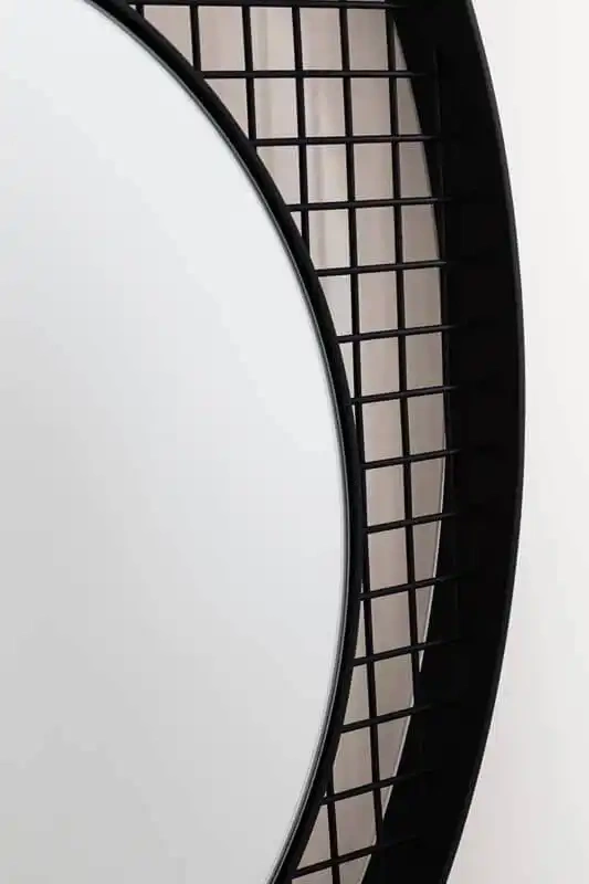 Loft Decora :: Wall decoration mesh Border round black diameter 50 cm