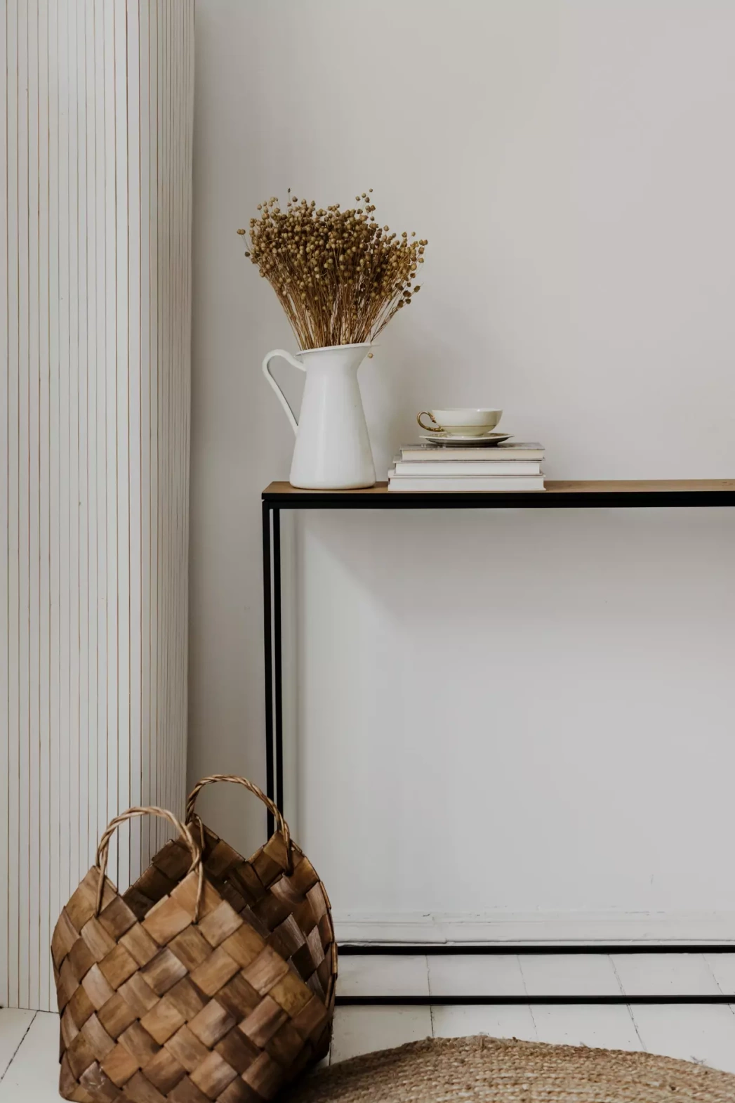 Nordifra :: Konsole aus Metall Stam 220 Eiche Größe xl schwarz