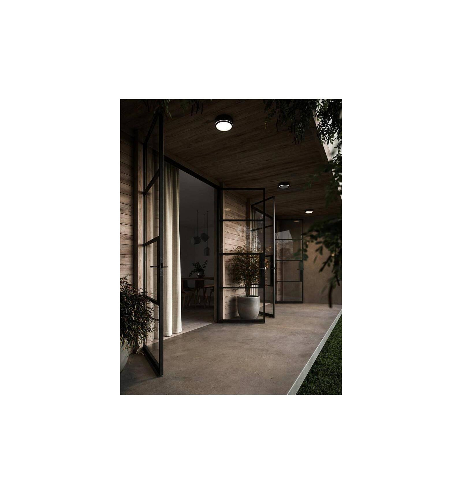 Nordlux :: Sconce Ava Smart black dia. 20 cm