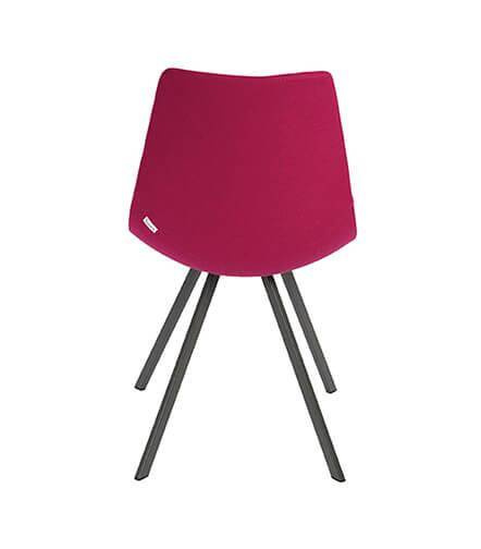 Claudie :: Carrie upholstered chair, metal legs, color to choose, width 51 cm