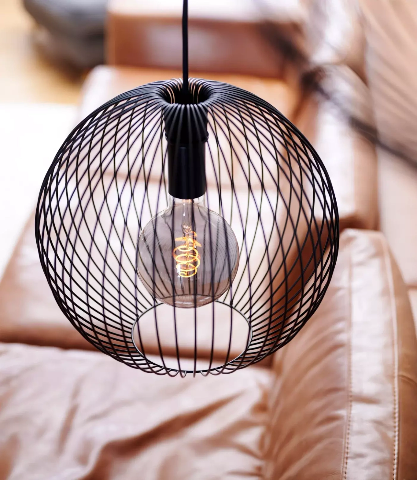 Nordlux :: Hanging lamp Beroni black dia. 35 cm