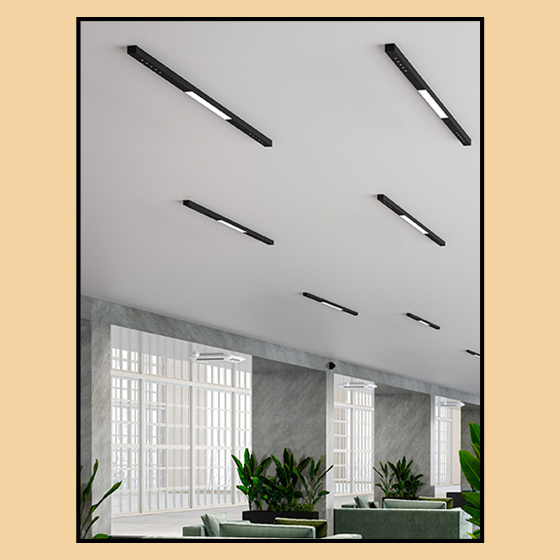 AQForm :: Surface-mounted fixture MIXLINE 188 LED M930 54° surface-mounted black