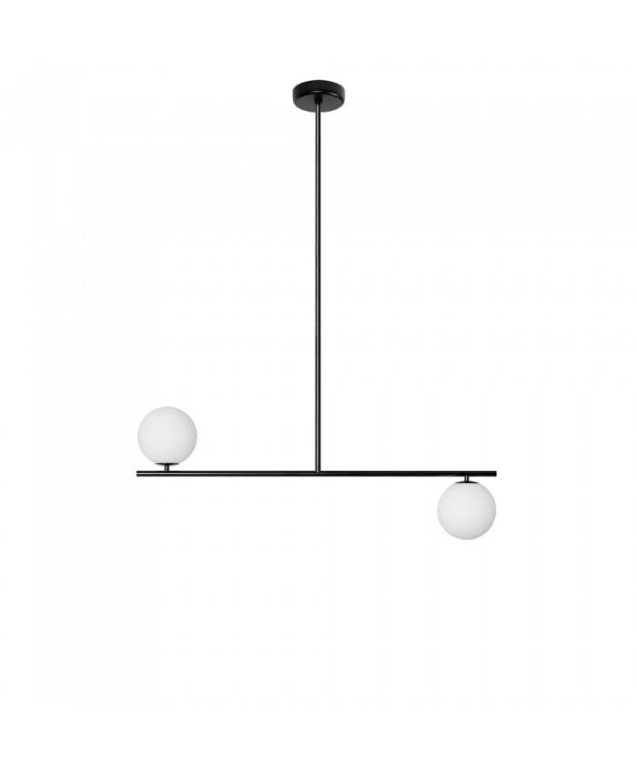 Ummo :: Suguri C Deckenleuchte schwarz-weiß Höhe 112 cm Größe L