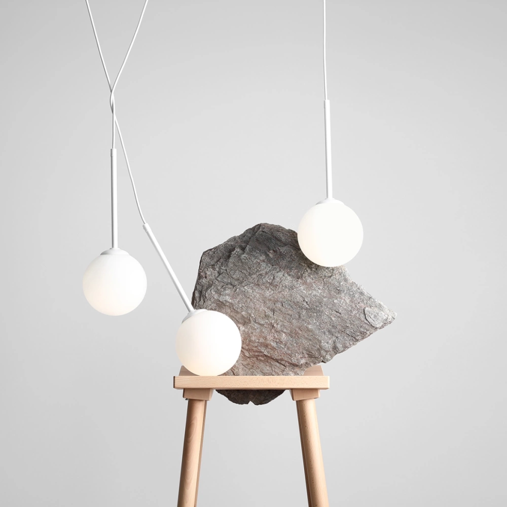Artera :: Modern hanging lamp BOSSO 3 WHITE