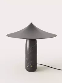 Aromas :: Tischlampe Marmor Kine Höhe 40 cm schwarz