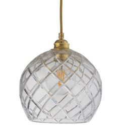 EBB & FLOW :: Hanging Lamp Rowan Crystal ?22cm gold