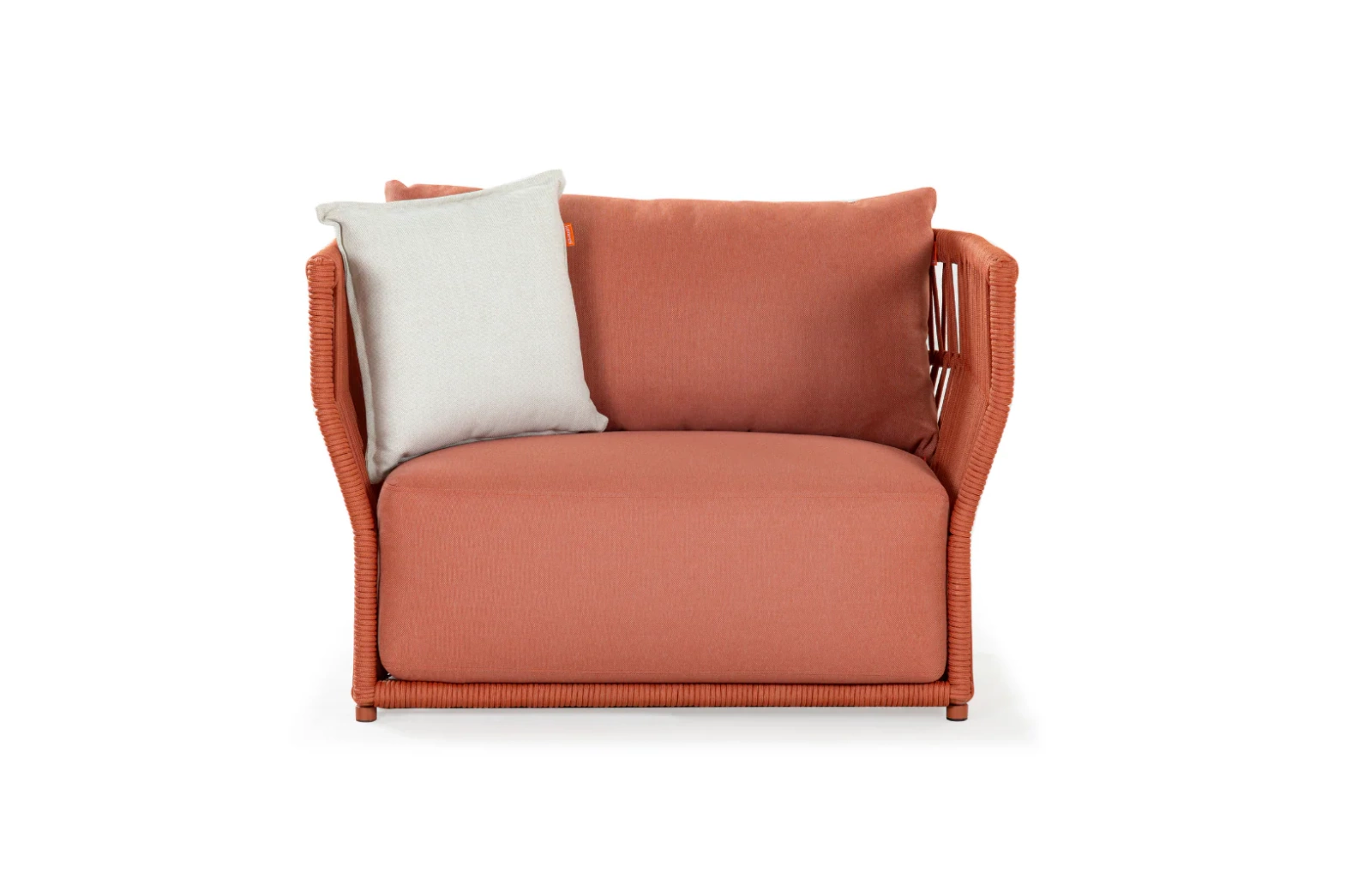 Kunesti :: Have Some Joy! Orange Garden Chair, Width 105 cm