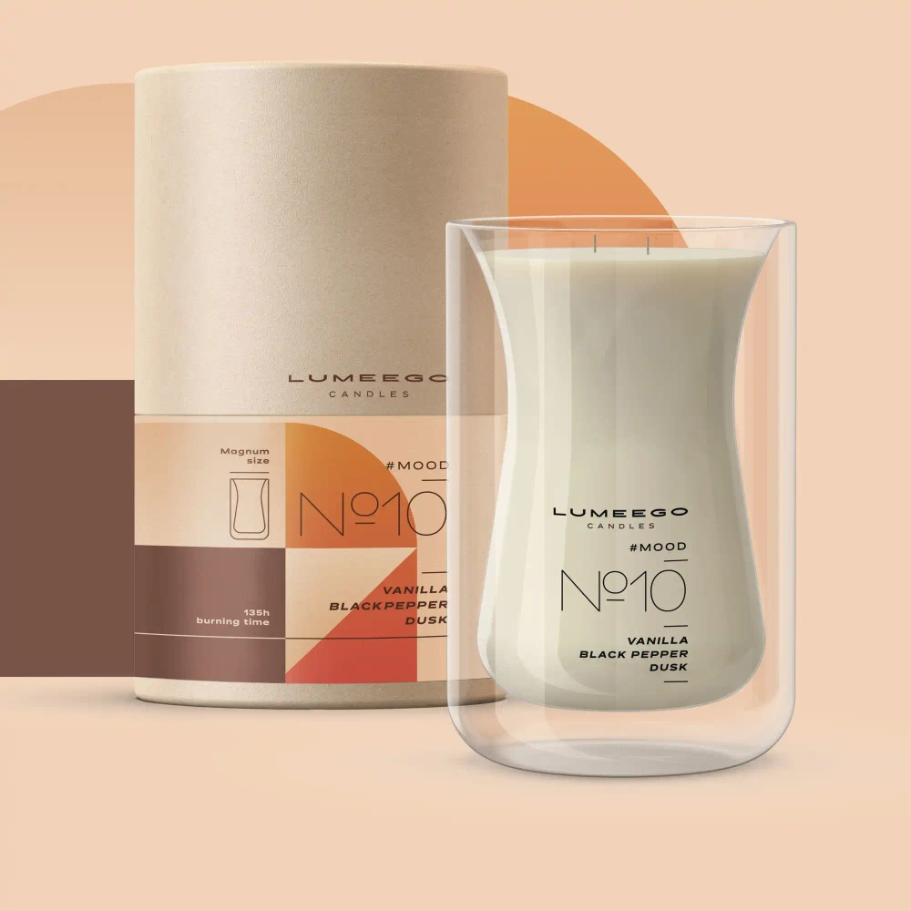 Lumeego :: Świeca WAVE XL Magnum (zapach do wyboru)