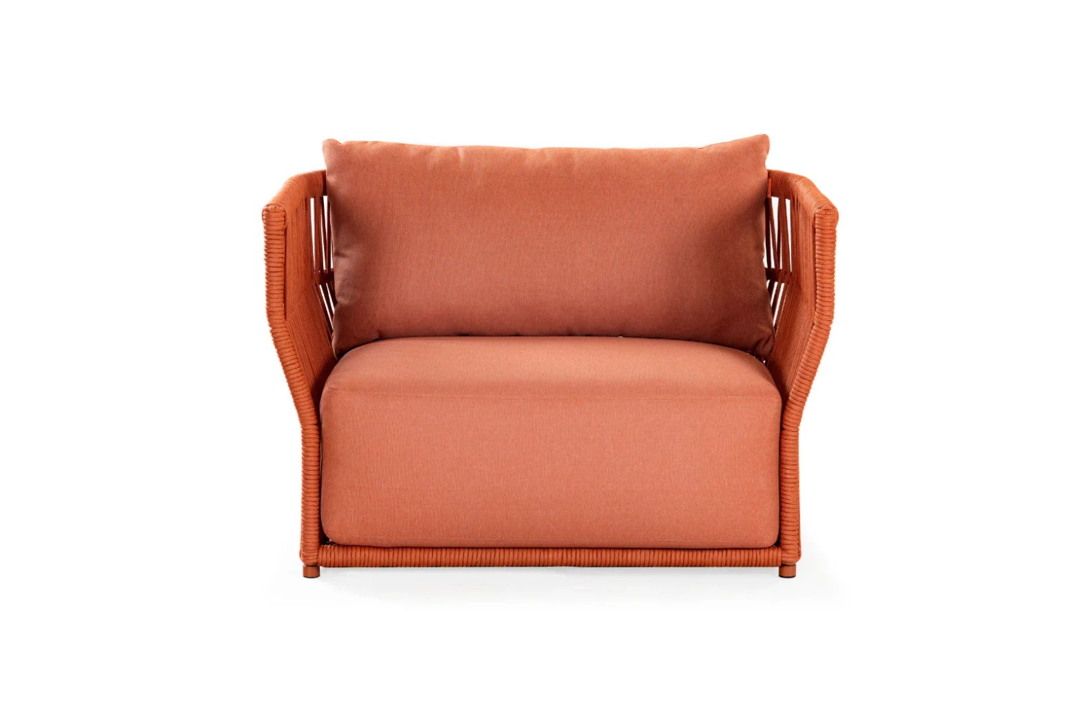 Kunesti :: Have Some Joy! Orange Garden Chair, Width 105 cm