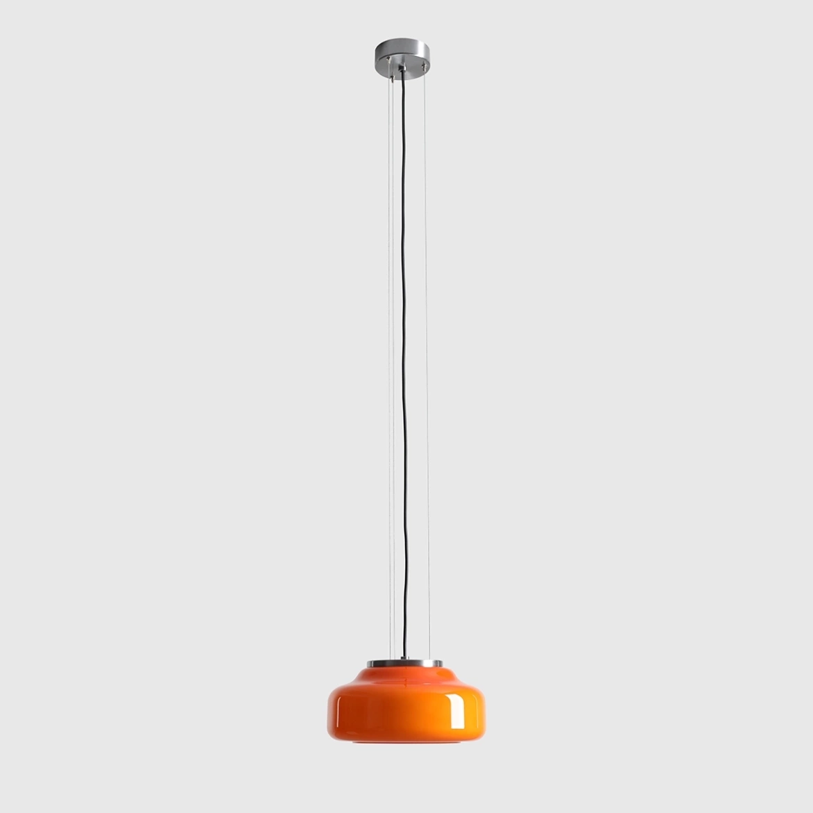 Artera :: Lampa wisząca Bonbon 2.0 Orange rozm. M śr. 25 cm pomarańczowa / stalowe mocowanie
