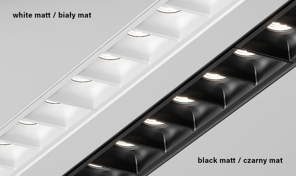 AQForm :: Optawa RAFTER points 27 LED M930 50° Schiene schwarz