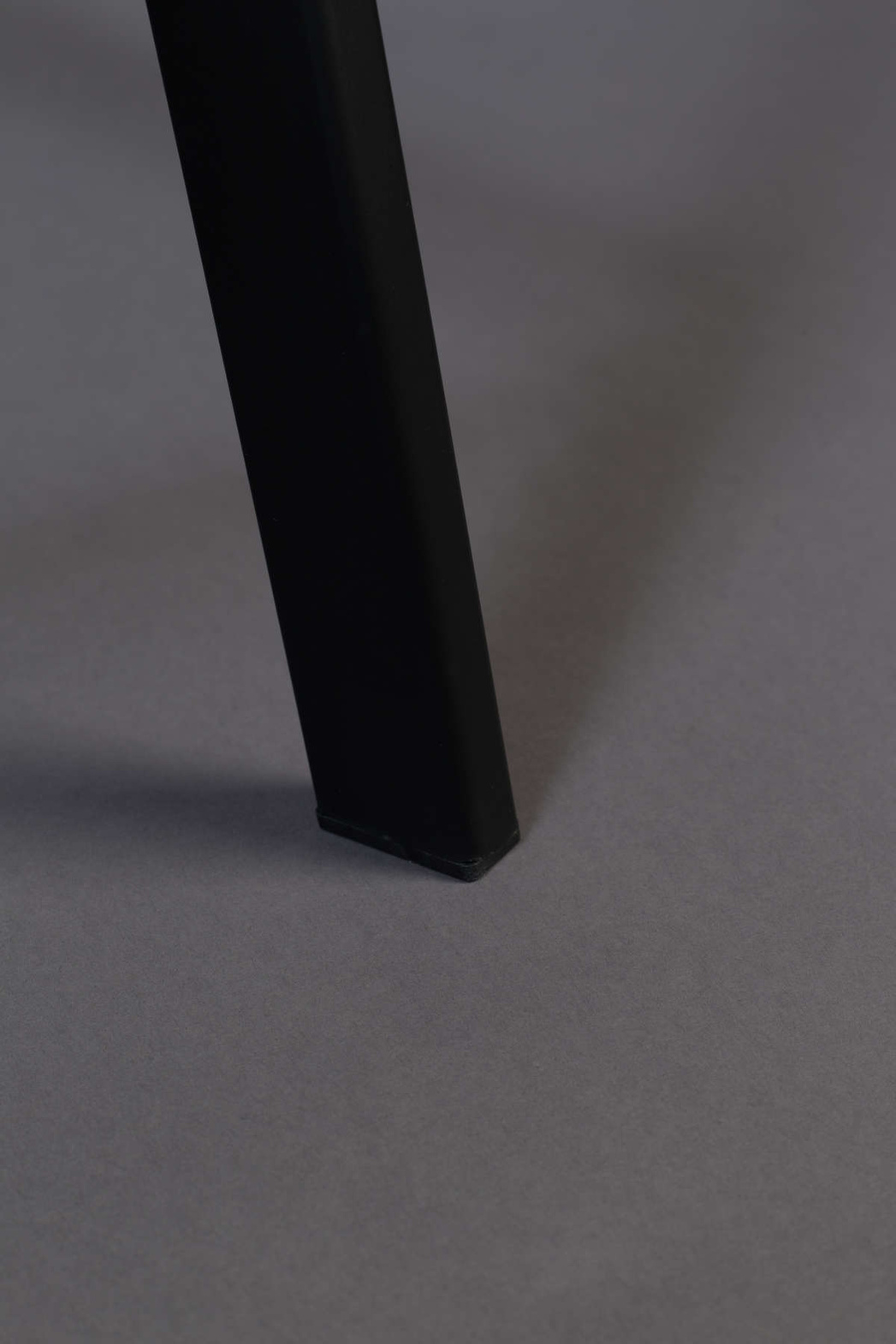 Dutchbone :: Franky orange upholstered bar stool, height 91 cm