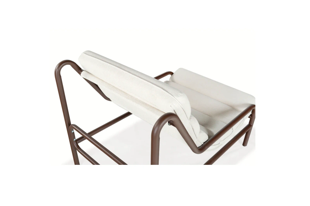 Kunesti :: Coffee or tea garden chair, cream, width 93 cm