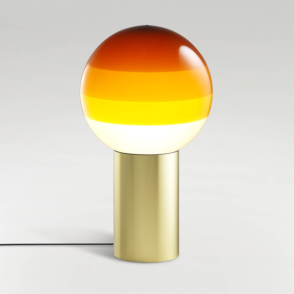 Marset :: Dipping Light table lamp orange, height 22.2 cm