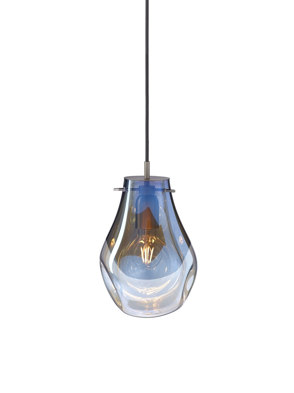 Bomma :: Soap Blue Mini Lamp, height 29 cm, blue