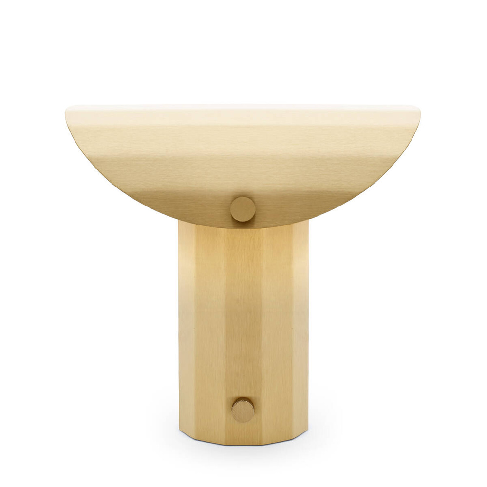 Kaspa :: Apolin Tischleuchte, Höhe 30 cm, Messing gebürstet