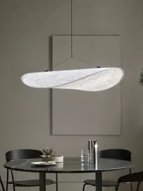 New Works :: Tense white pendant lamp, diameter 120 cm