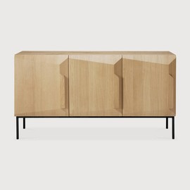 Ethnicraft :: Stairs 3-door chest of drawers, natural oak, width 150 cm