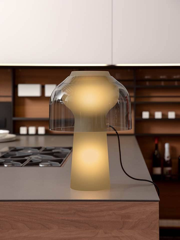 Karman :: Lilly table lamp, height 48 cm, gray