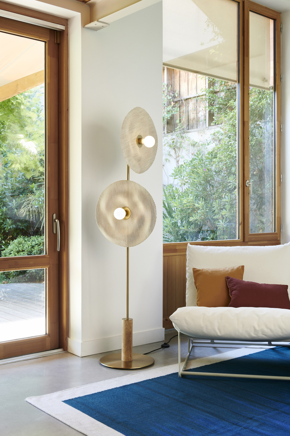 Marktset :: Shore 2l Stehleuchte, Höhe 185 cm, Beige und Gold