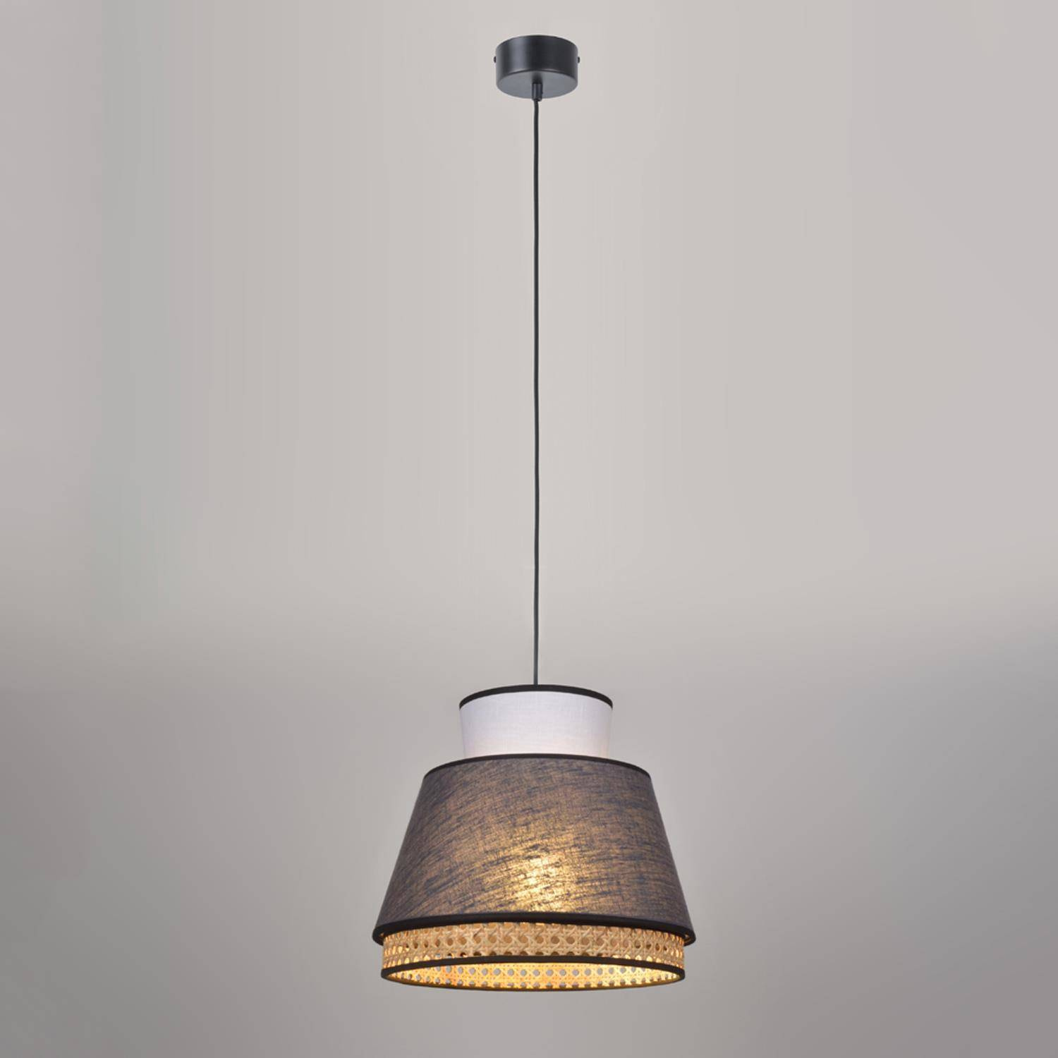 Market Set :: Singapour pendant lamp, anthracite and white, size XM, diameter 30 cm