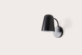 Aromas :: Wandlampe aus Metall Dobi Durchmesser 11,5 cm schwarz