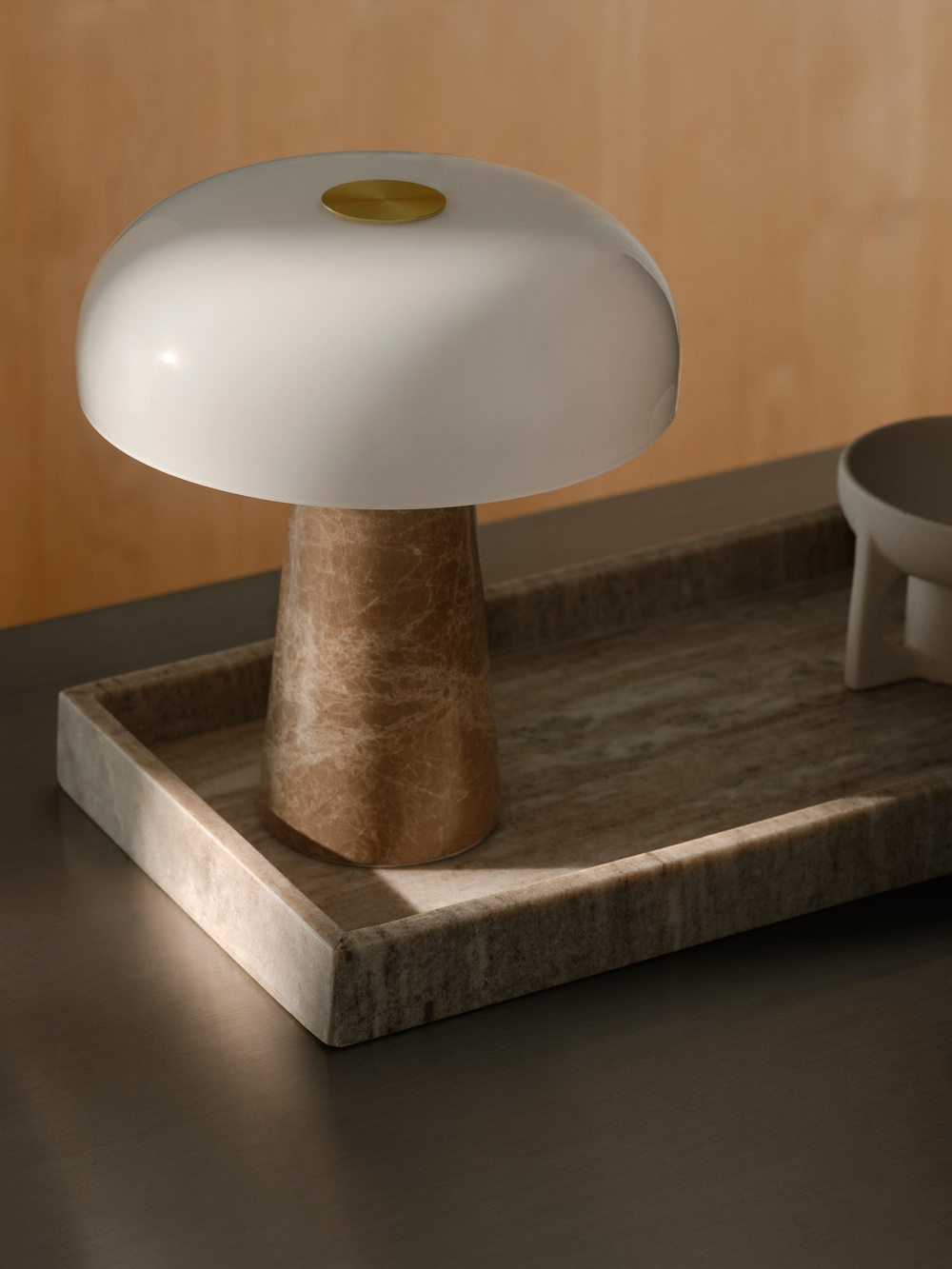 Design For The People :: Glossy Mini Beige Table Lamp