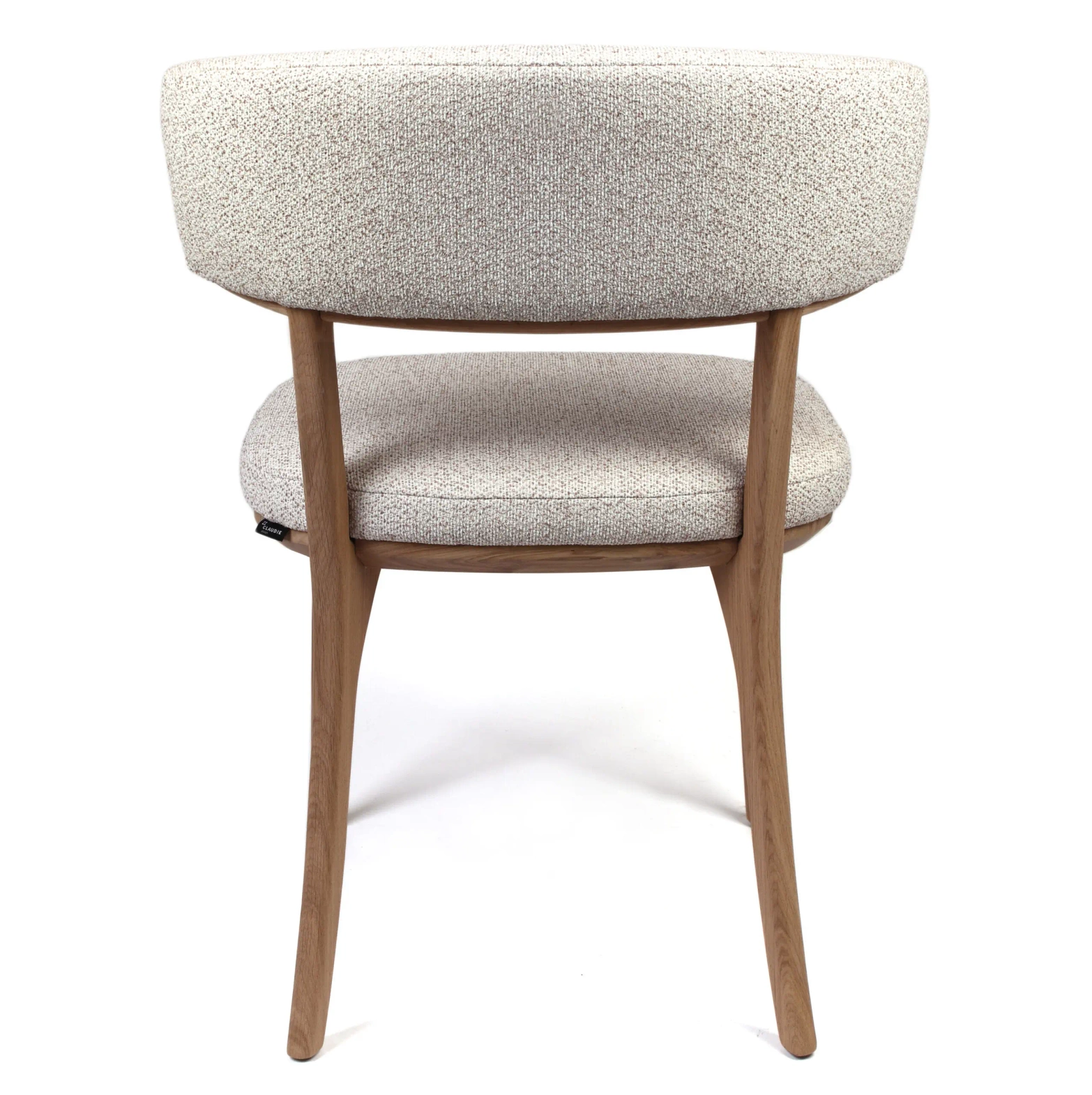 Claudie :: Molly upholstered chair, wooden legs, color to choose, width 61.5 cm