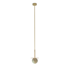 Robin :: Royal Disc hanging lamp, diameter 15 cm, alabaster