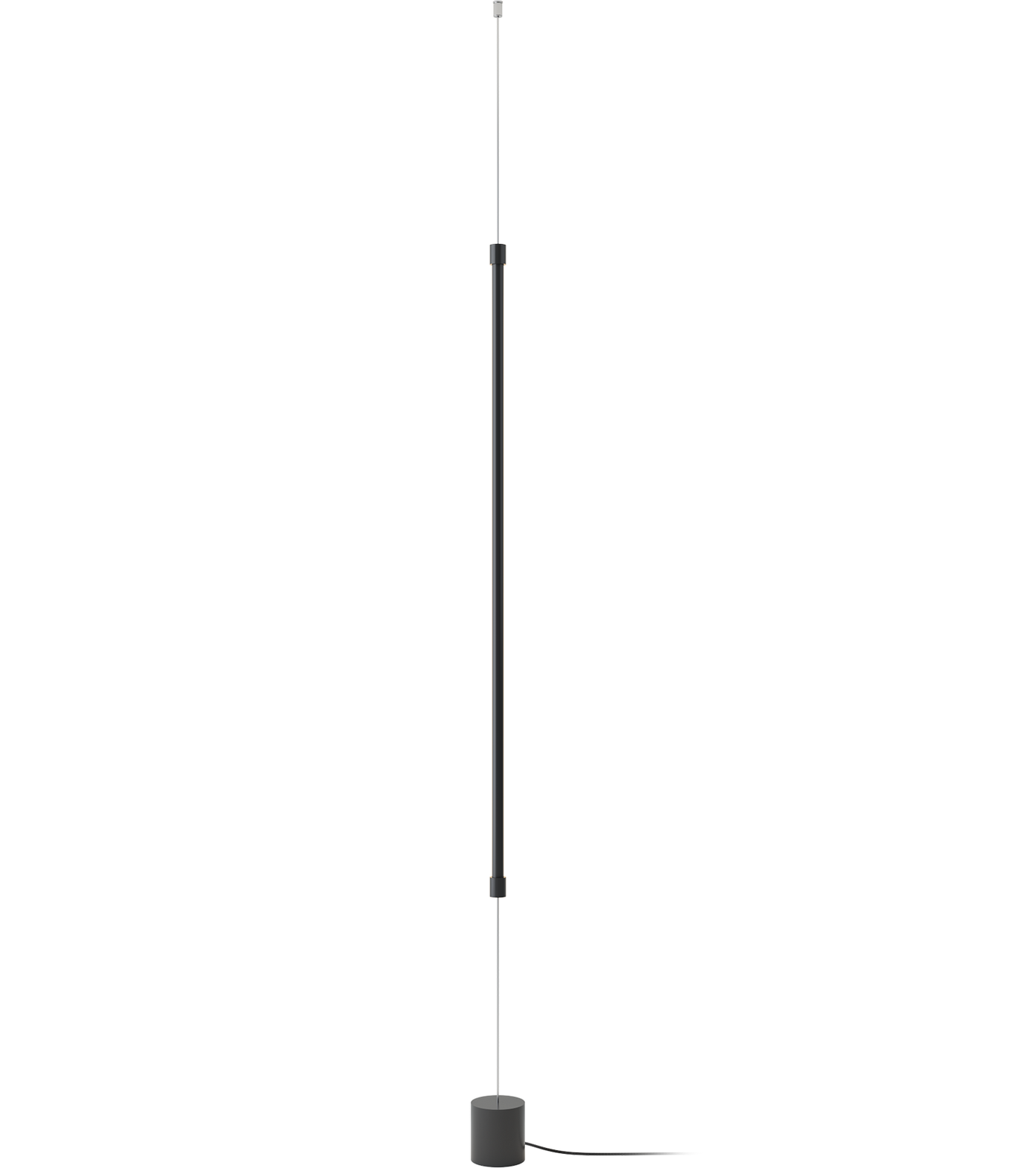 Robin :: René floor lamp, black, shade height 120 cm