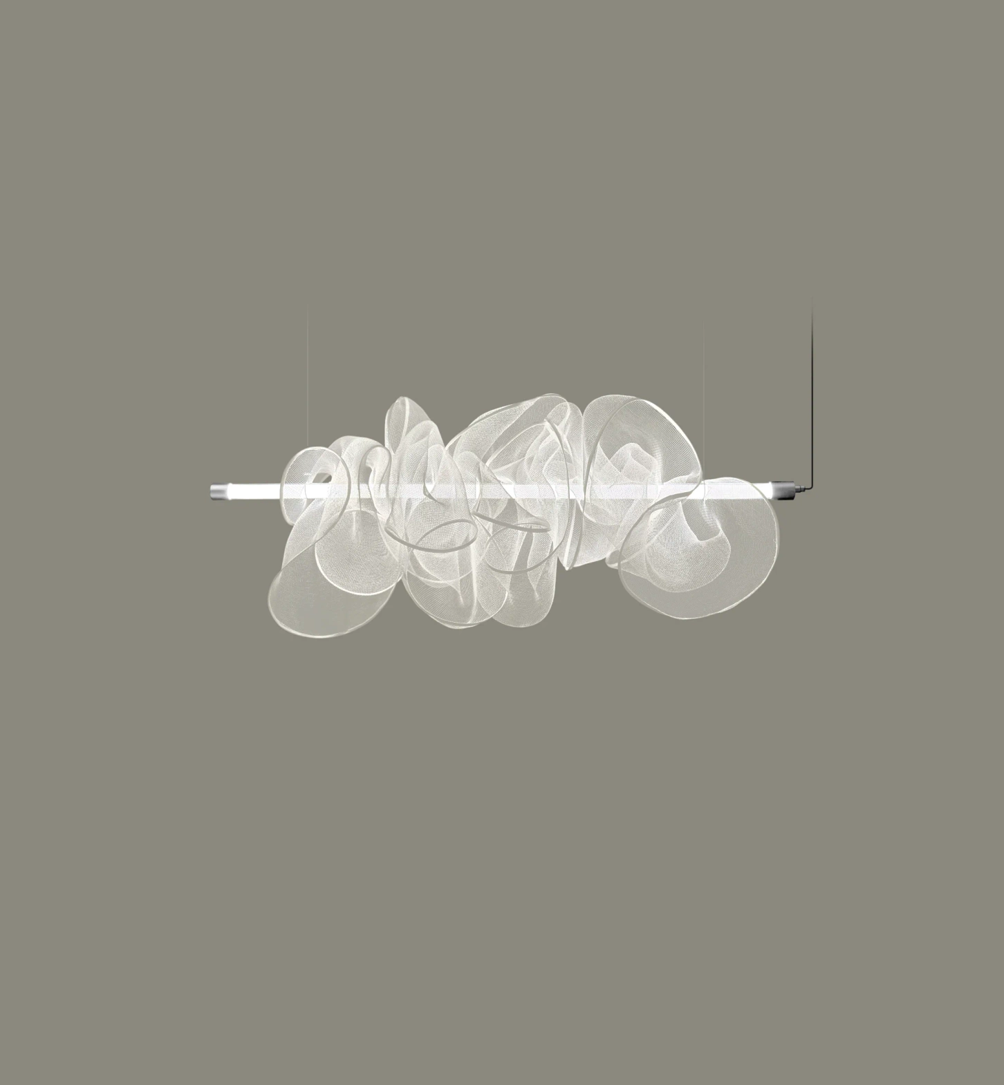 LZF :: The Cloud short pendant lamp, width 100 cm, white
