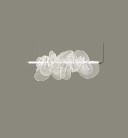 LZF :: The Cloud short pendant lamp, width 100 cm, white