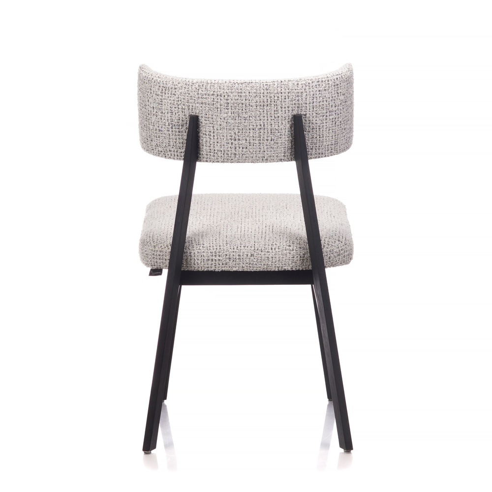 Claudie :: Chloe upholstered chair, wooden legs, color to choose, width 48 cm