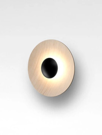 MARSET :: Kinkiet / lampa ścienna Ginger śr. 60 cm drewniania