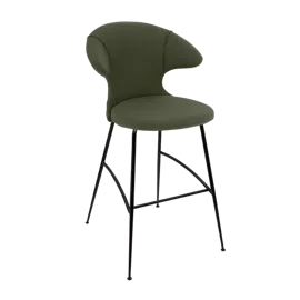 Umage: Time Flies grün-schwarzer Stuhl/Hocker, Sitzhöhe 75 cm