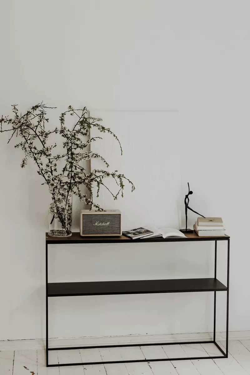 Nordifra :: Konsole Marmor Stam Breite 115 cm schwarz