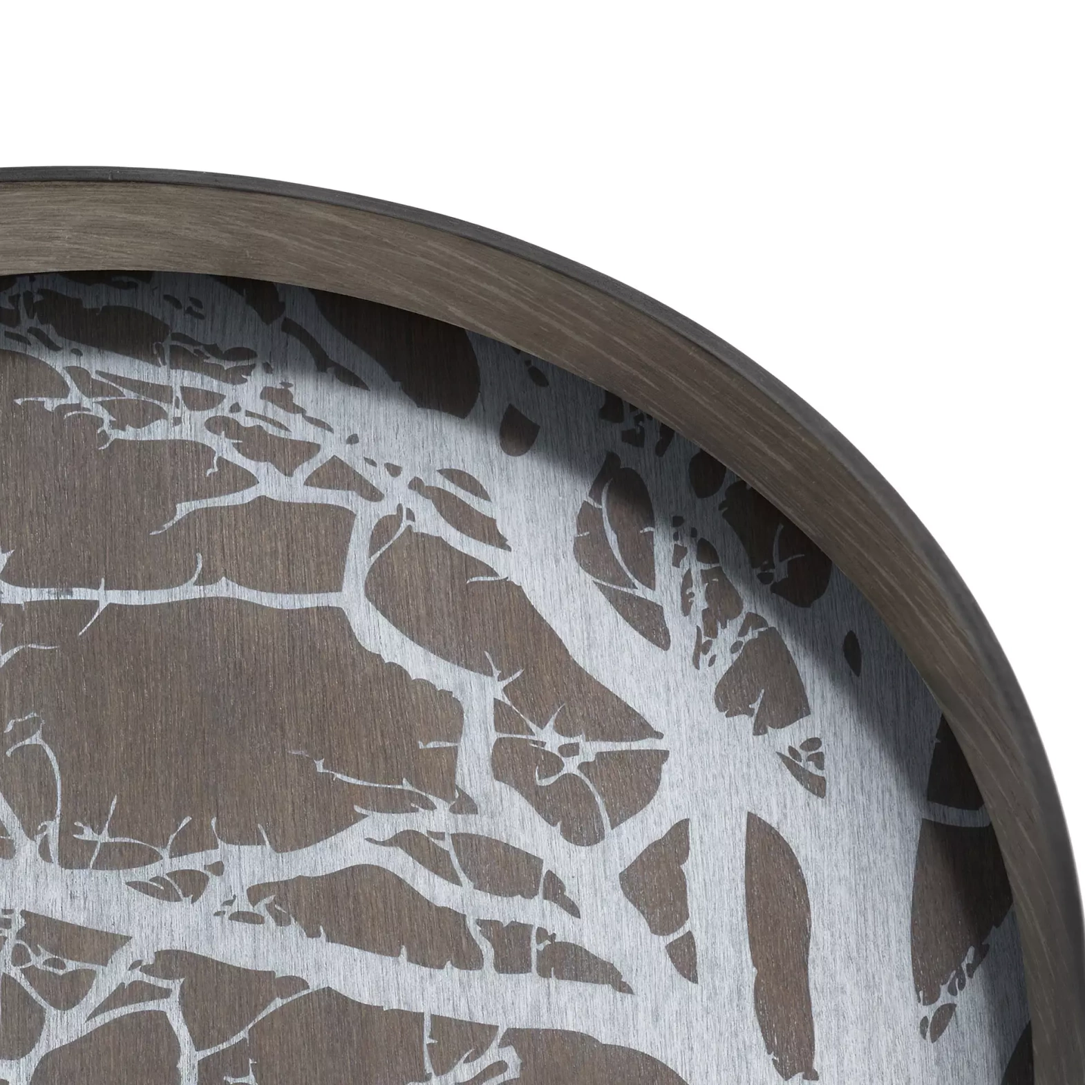 Ethnicraft :: Tablett aus Holz Raspberry Composition Größe L braun