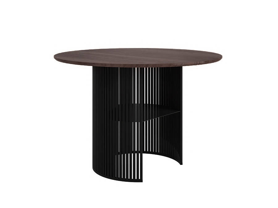 Loft Decora :: Tisch aus Metall Cave fi110 (RAL6009) schwarz