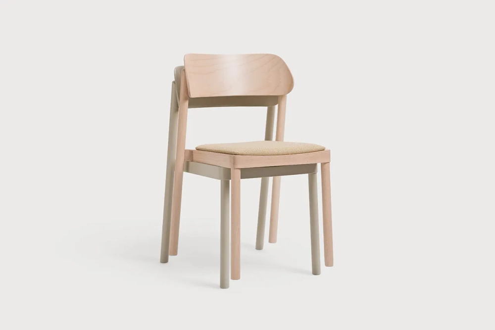 Paged :: Nimm upholstered chair, gray, width 51 cm